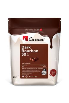 Carma Dunkle Schokolade - Dark Bourbon 50% - Tropfen 1,5kg